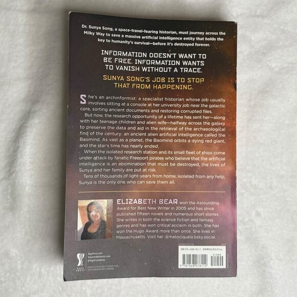 The Folded Sky by Elizabeth Bear (2025) White Space Novel – Paperback Sci-Fi - Picture 2 of 12